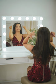 Hollywood PRO XL 'The Malibu' Mirror by Glam Doll