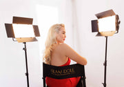 Glam Studio Panel Ring Light with Table Clamp